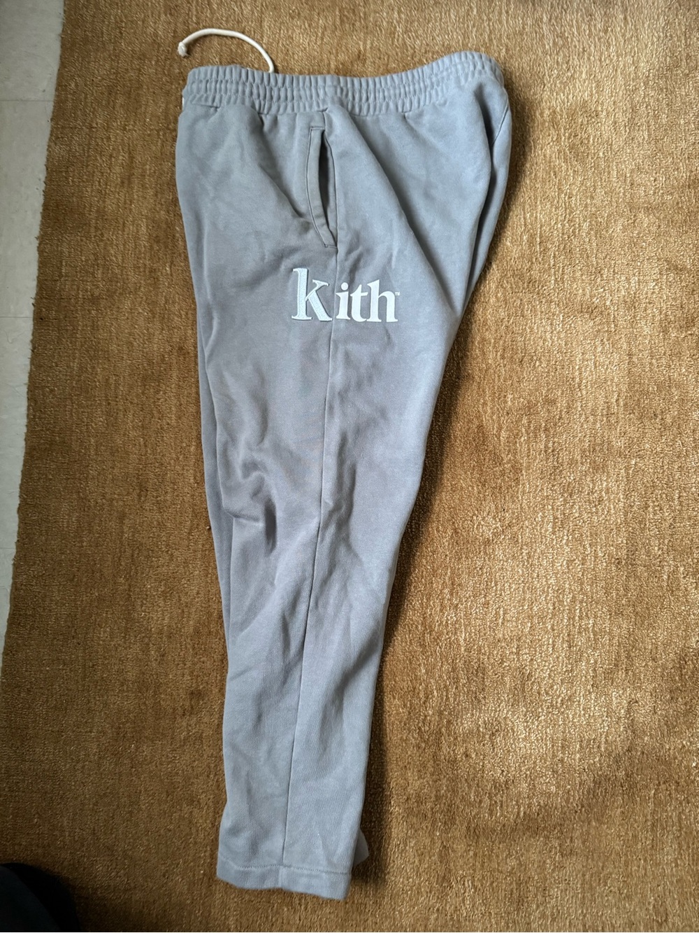 Kith K Logo Sweatpants Grey Large